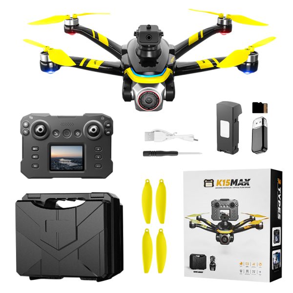 Remote Control Screen Control Optical Flow Camera Drone Toy K15MAX - Image 12