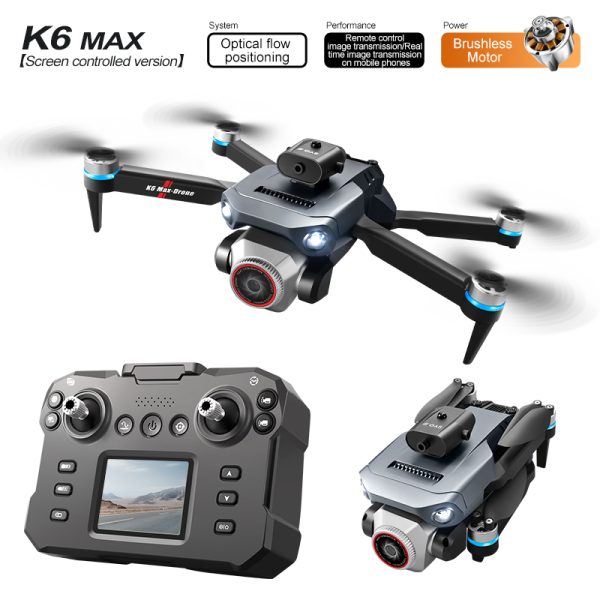 Screen Control Obstacle Avoidance Optical Flow Drone Toy K6MAX - Image 12