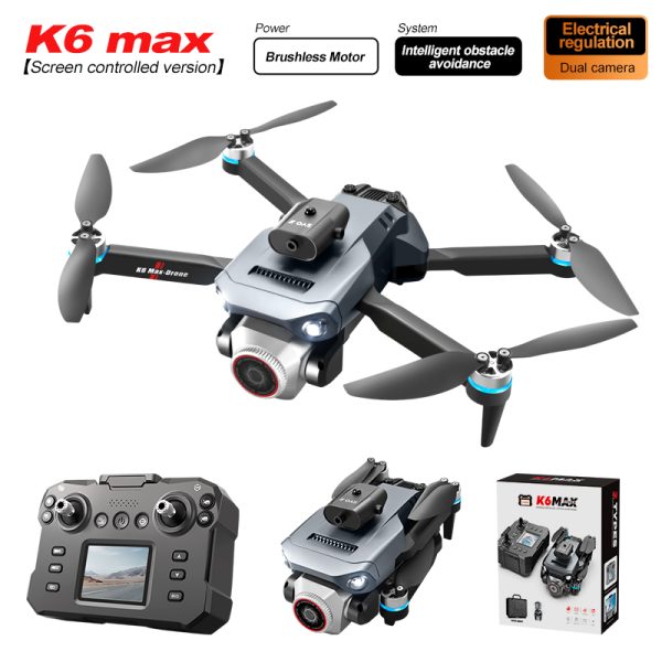 Screen Control Obstacle Avoidance Optical Flow Drone Toy K6MAX - Image 13