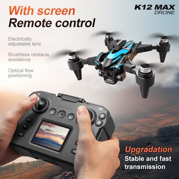 Remote Control Screen Control Optical Flow Camera Drone Toy K12MAXPRO - Image 10