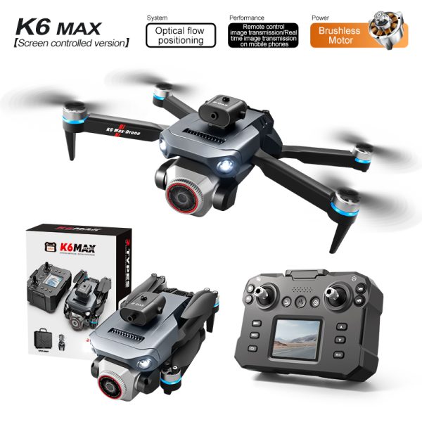 Screen Control Obstacle Avoidance Optical Flow Drone Toy K6MAX - Image 14