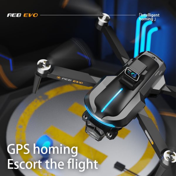 360° Obstacle Avoidance HD Triple Camera GPS Return Drone AE8 - Image 4