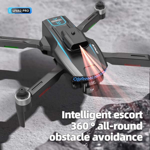 Obstacle Avoidance HD Triple Camera Flowing Positioning Drone LF662 - Image 4