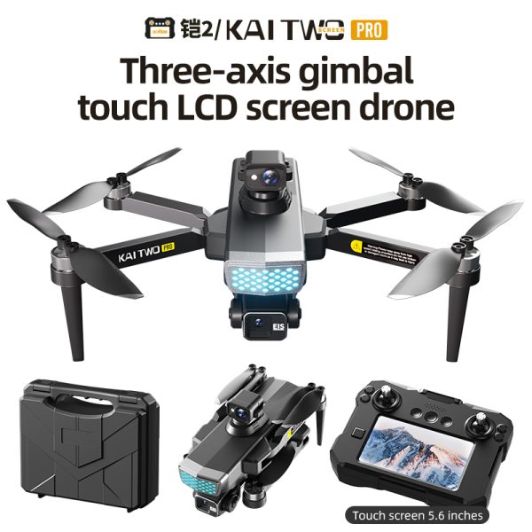 GPS Three Axis Gimbal RC Screen Control EIS HD Camera Drone KAI2MAX - Image 8