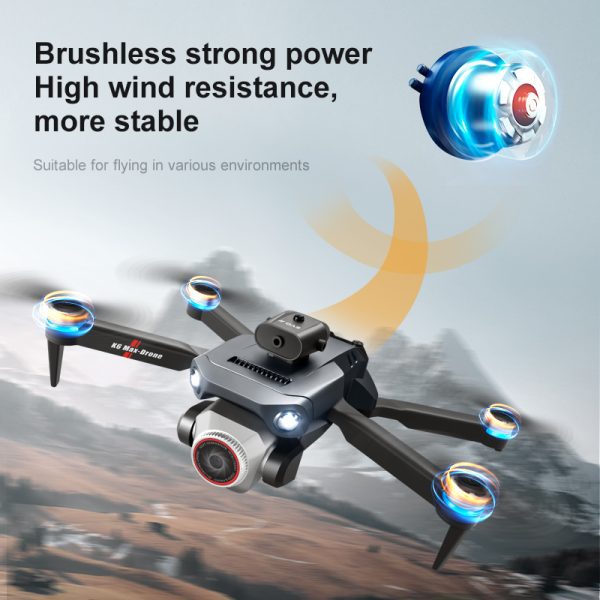 Screen Control Obstacle Avoidance Optical Flow Drone Toy K6MAX - Image 8