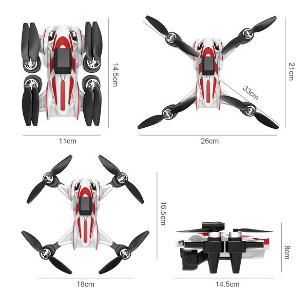 Obstacle Avoidance Optical Flow Camera Drone Toy Airplane K12MAX - Image 8