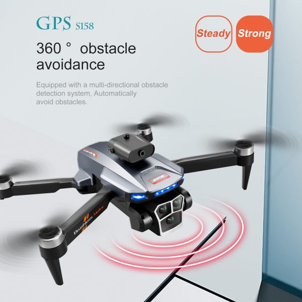 GPS Intelligent Return Obstacle Avoidance HD Camera Drone Toy S158 - Image 16