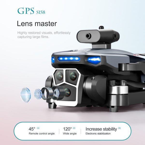 GPS Intelligent Return Obstacle Avoidance HD Camera Drone Toy S158 - Image 13