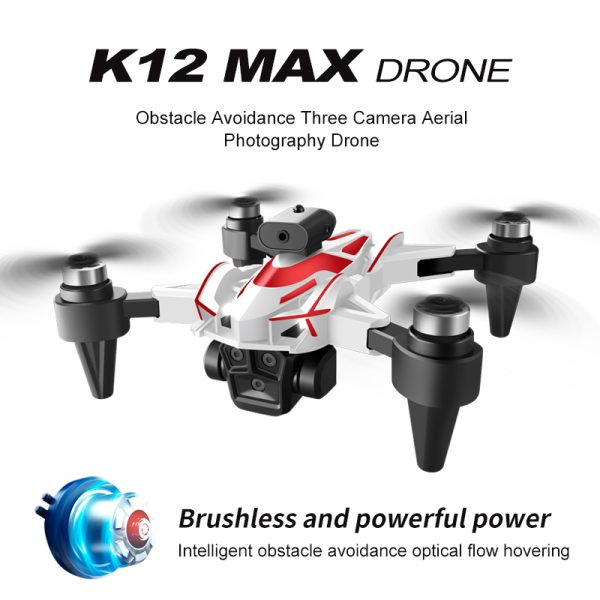 Obstacle Avoidance Optical Flow Camera Drone Toy Airplane K12MAX - Image 10