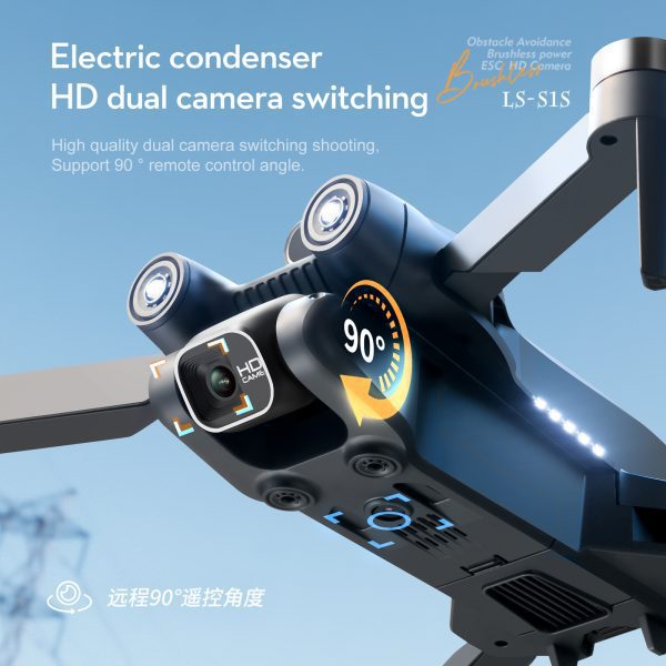 Intelligence Obstacle Avoidance Optical Flow Hovering Camera Drone Toy S1S - Image 6