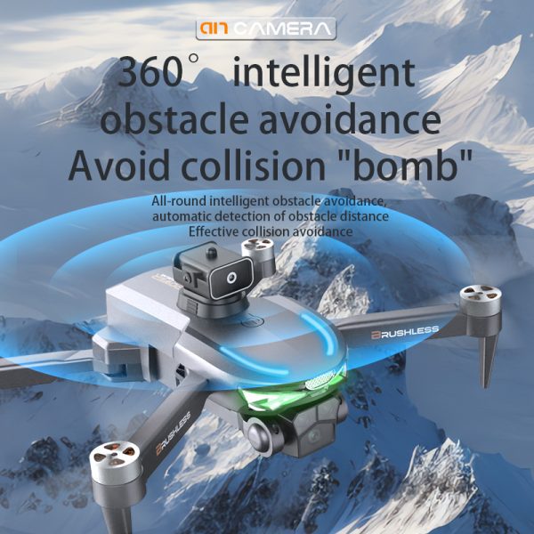 Triple Camera Aerial Photography Obstacle Avoidance Drone Toy - Image 9