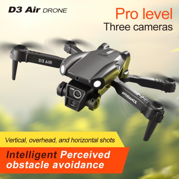 Four-sided Obstacle Avoidance Aerial Camera Drone D3 - Image 7