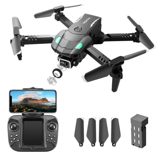 Mini Obstacle Avoidance HD Dual Camera Drone Toy S128 - Image 6