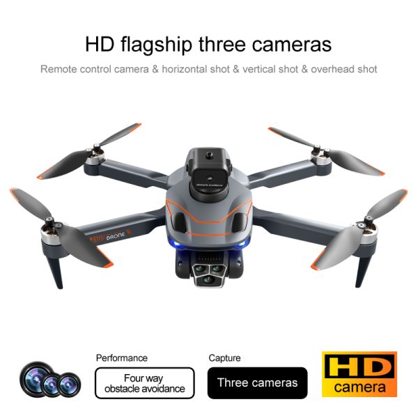 Aerial Photography HD Triple Camera Obstacle Avoidance Drone S115 - Image 8