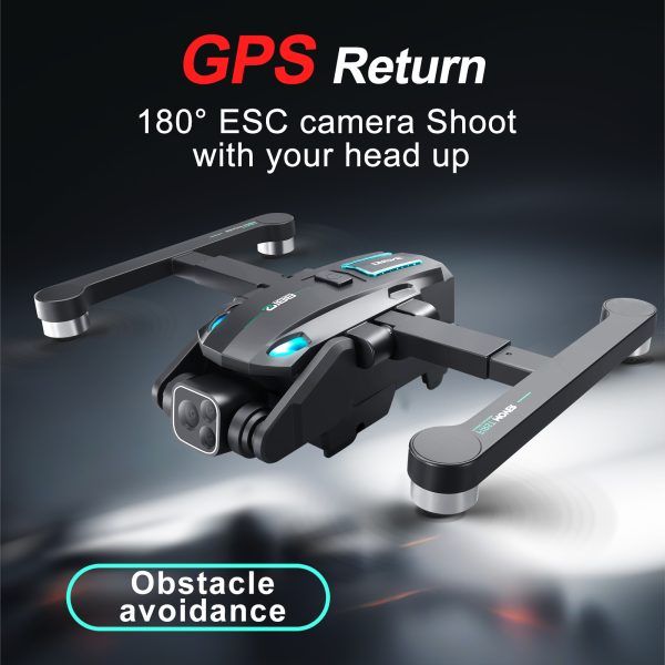 2KM Flight GPS Return Four-sided Obstacle Avoidance Camera Drone S188 - Image 14