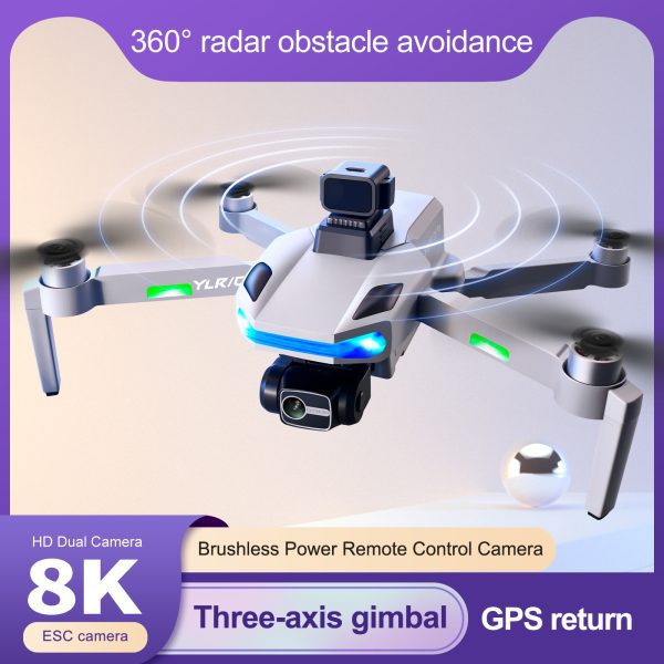 5KM Fight Obstacle Avoidance GPS Return 8K HD Camera Drone S135 - Image 17