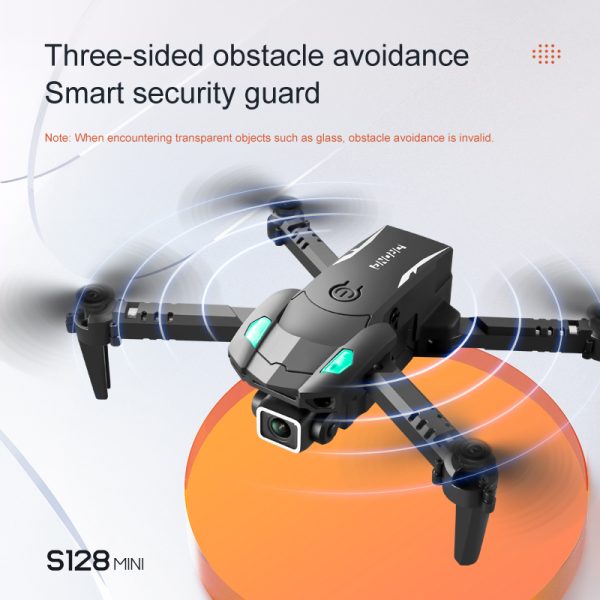 Mini Obstacle Avoidance HD Dual Camera Drone Toy S128 - Image 8