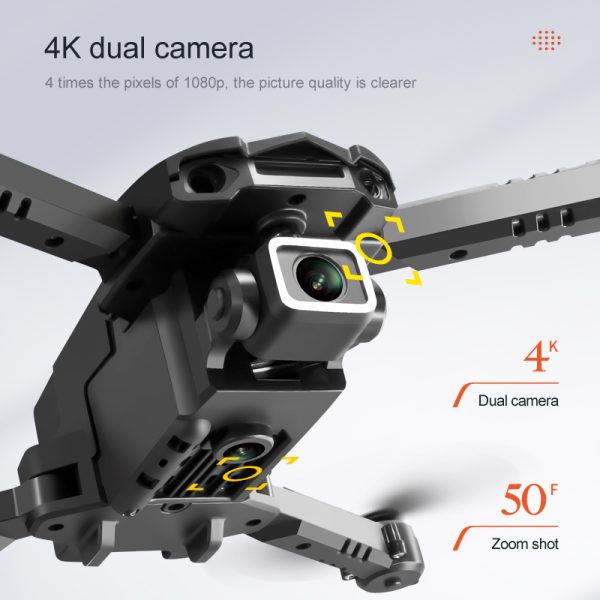 Mini Obstacle Avoidance HD Dual Camera Drone Toy S128 - Image 9