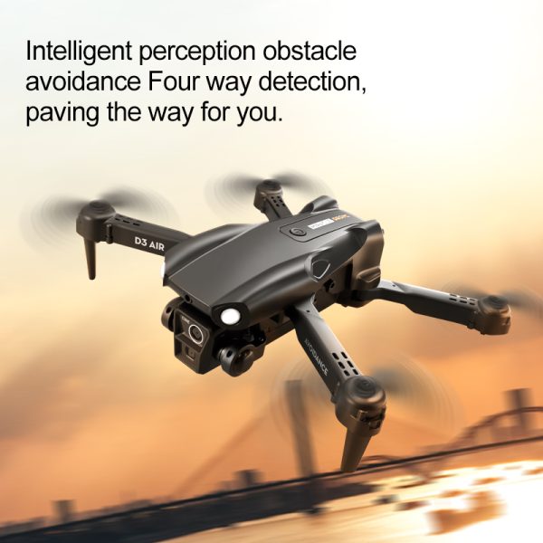 Four-sided Obstacle Avoidance Aerial Camera Drone D3 - Image 11