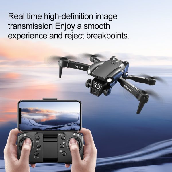 Four-sided Obstacle Avoidance Aerial Camera Drone D3 - Image 12