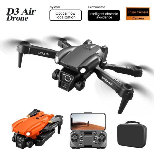 Four-sided Obstacle Avoidance Aerial Camera Drone D3 - Image 13