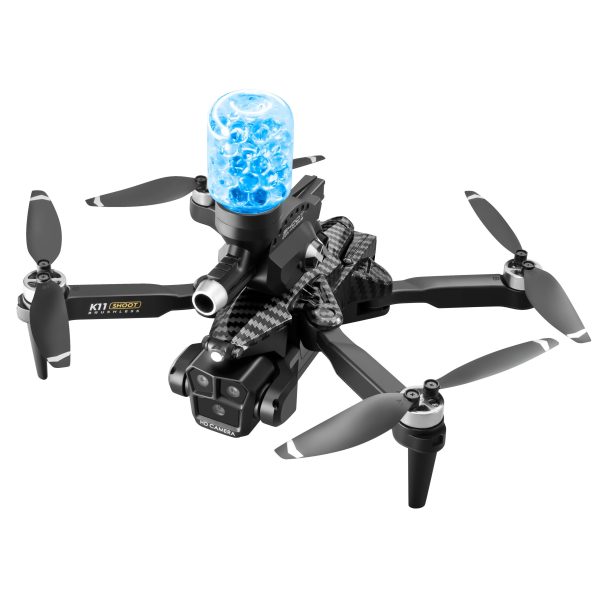 Three Camera Brushless Motor Water Bomb Drone Toy K11MAX - Image 6