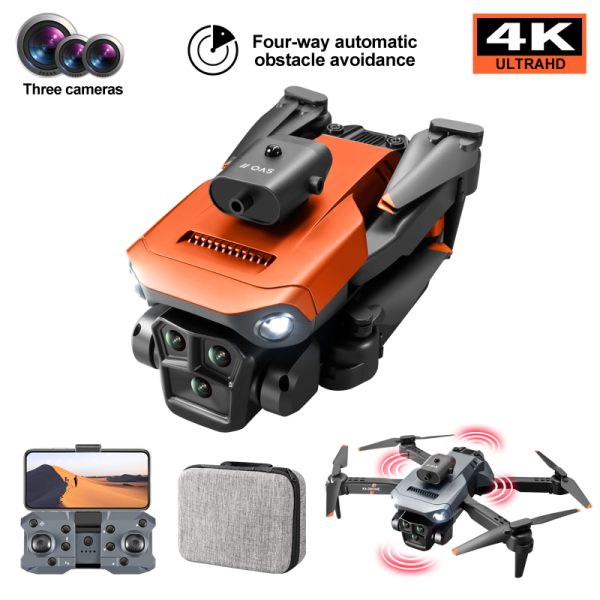 Triple Camera Obstacle Avoidance Optical Flow Drone Toy K6MAX - Image 12