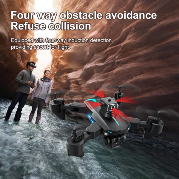 Obstacle Avoidance Triple Camera Optical Flow Positioning Drone Toy KY605S - Image 8