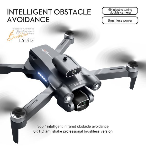 Intelligence Obstacle Avoidance Optical Flow Hovering Camera Drone Toy S1S - Image 3