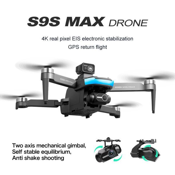 GPS Return ElS Anti Shake Obstacle Avoidance 4K HD Camera Drone S9S - Image 12